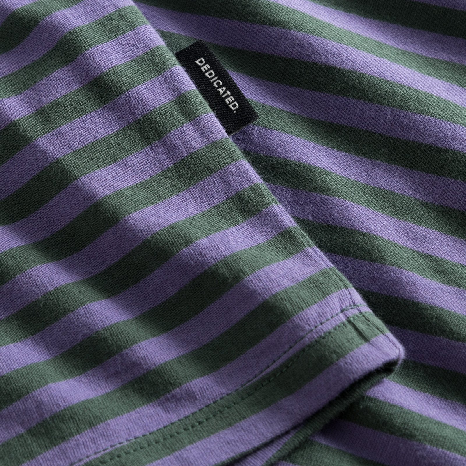 Top Humledal Stripes Forest Green/Paisley Purple