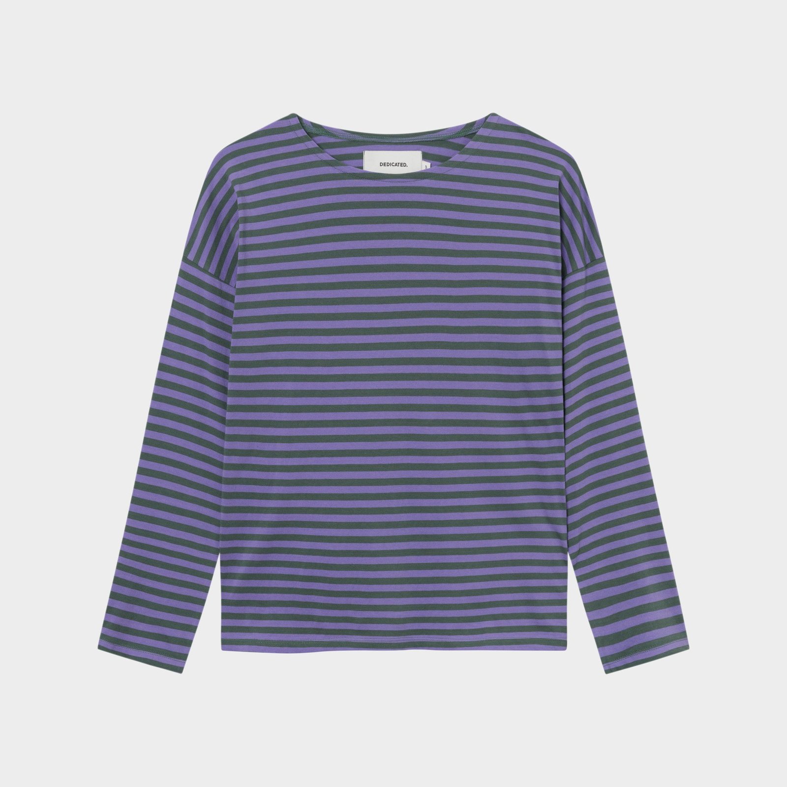 Top Humledal Stripes Forest Green/Paisley Purple