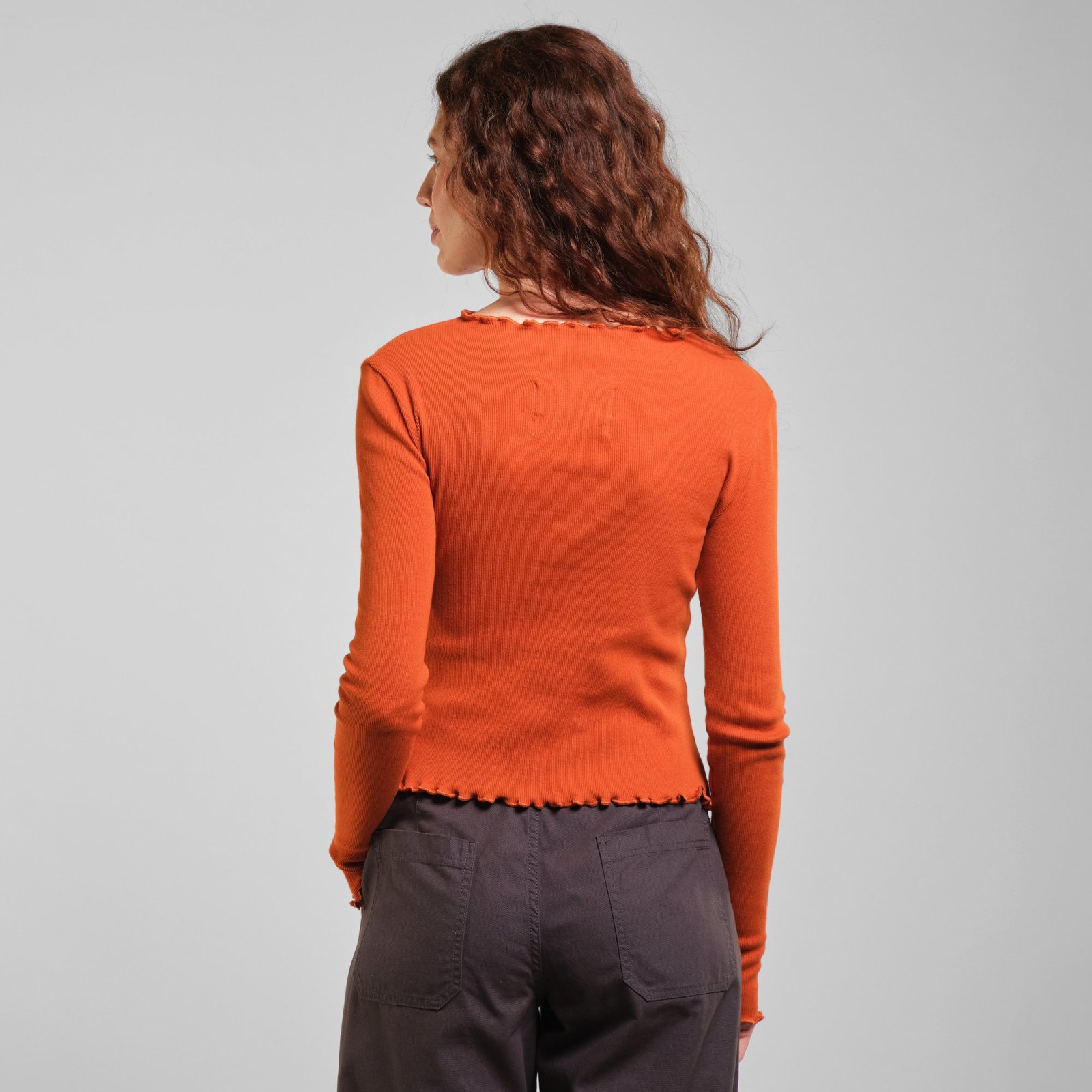 Rib Top Ryd Cinnamon Orange