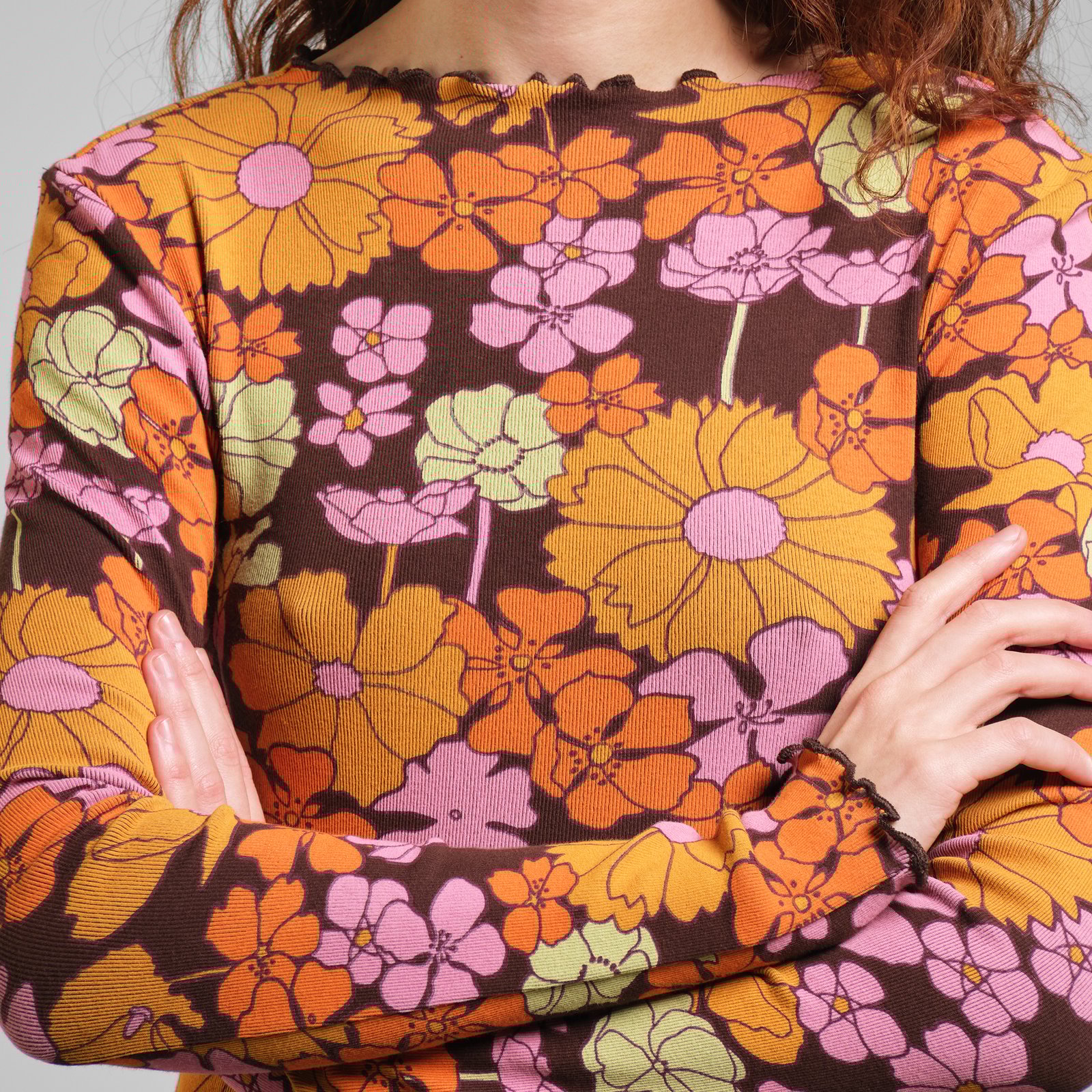 Rib Top Ryd Flower Power Multi Color