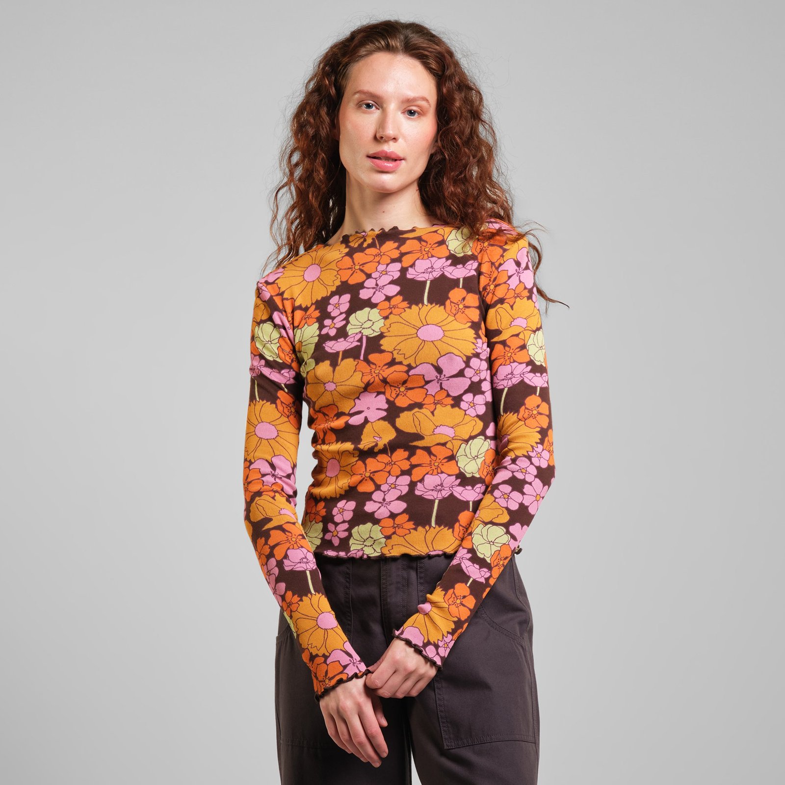 Rib Top Ryd Flower Power Multi Color
