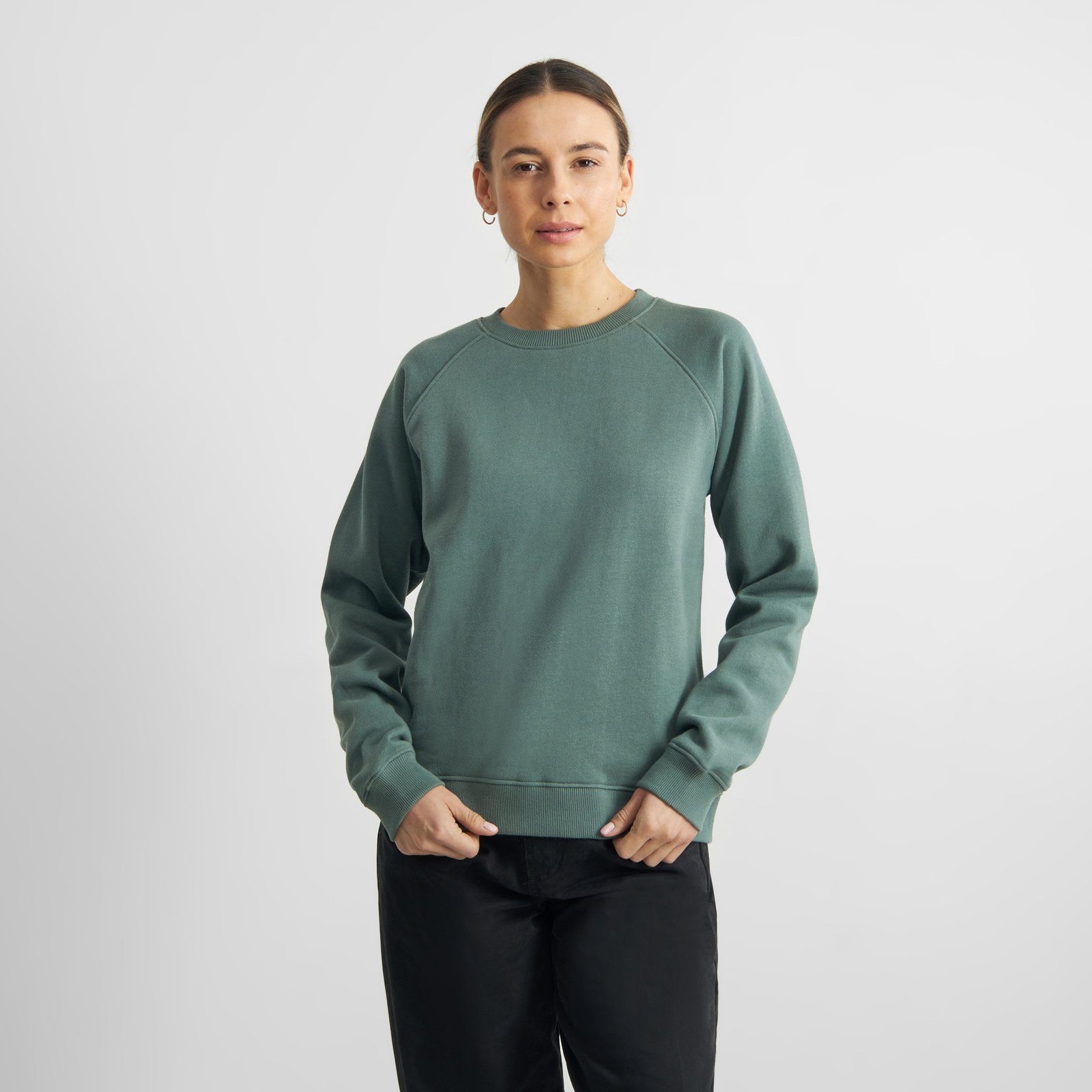 Sweatshirt Ystad Base Forest Green