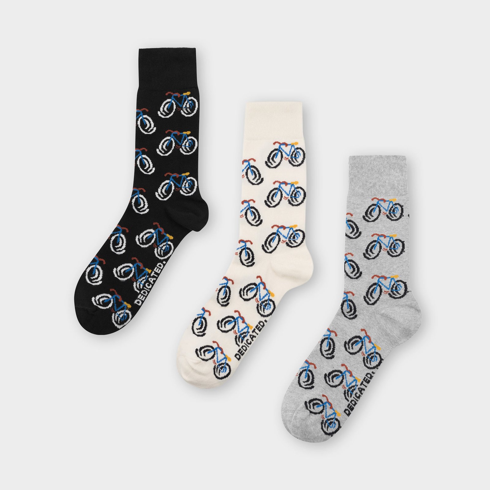 Socks Sigtuna Happy Bike AOP 3-pack