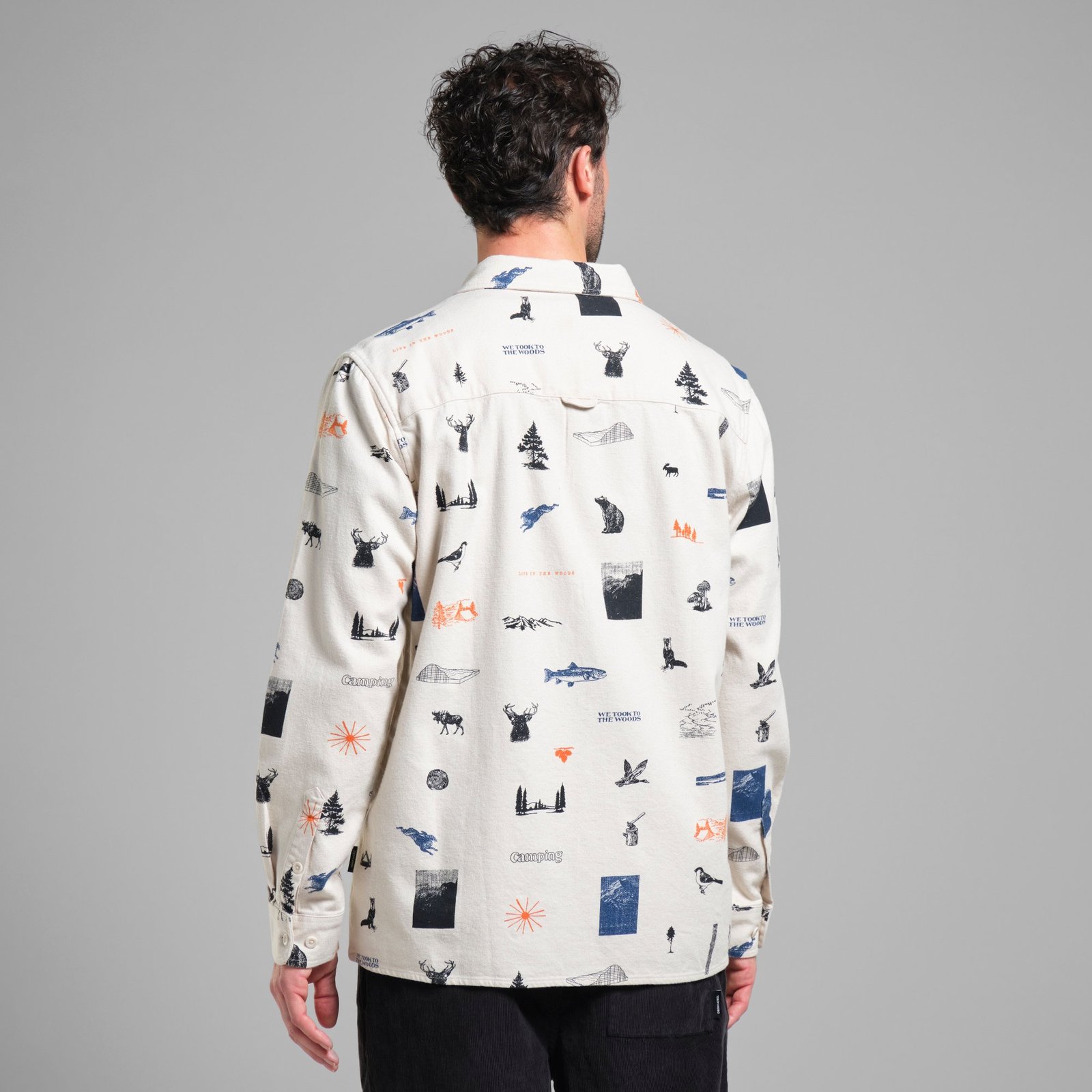 Shirt Rute Flannel In The Woods Oat White