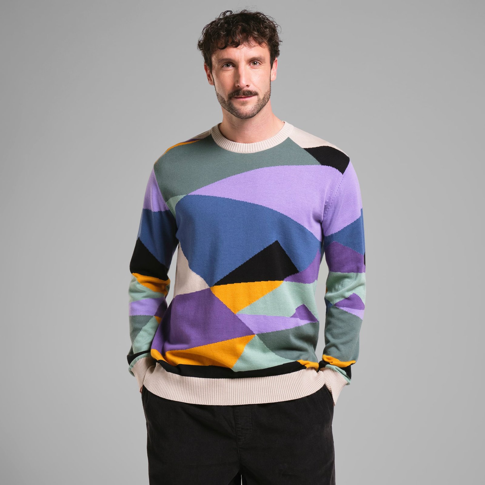 Sweater Mora Cut Peak Multi Color