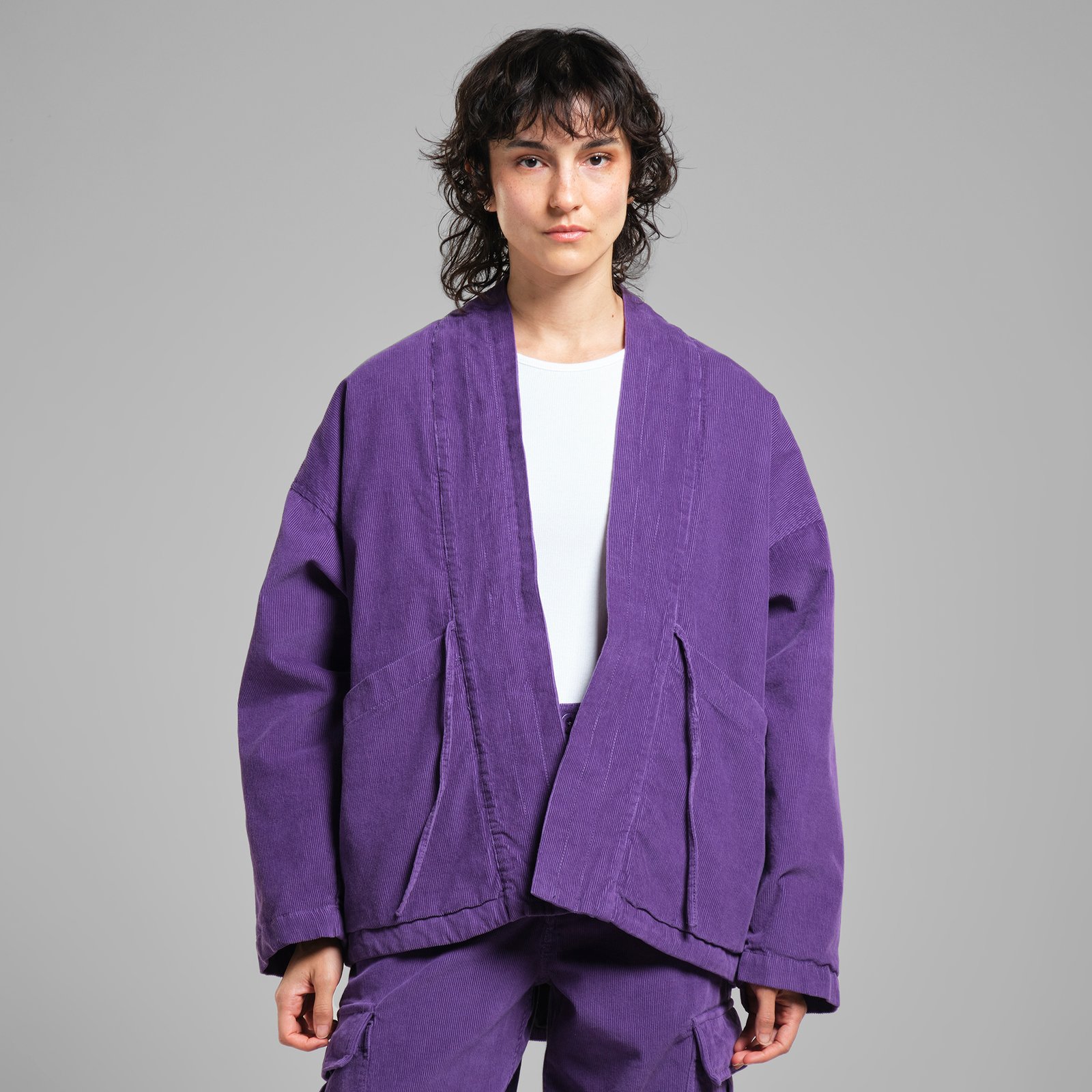 Jacket Sickla Corduroy Picasso Purple