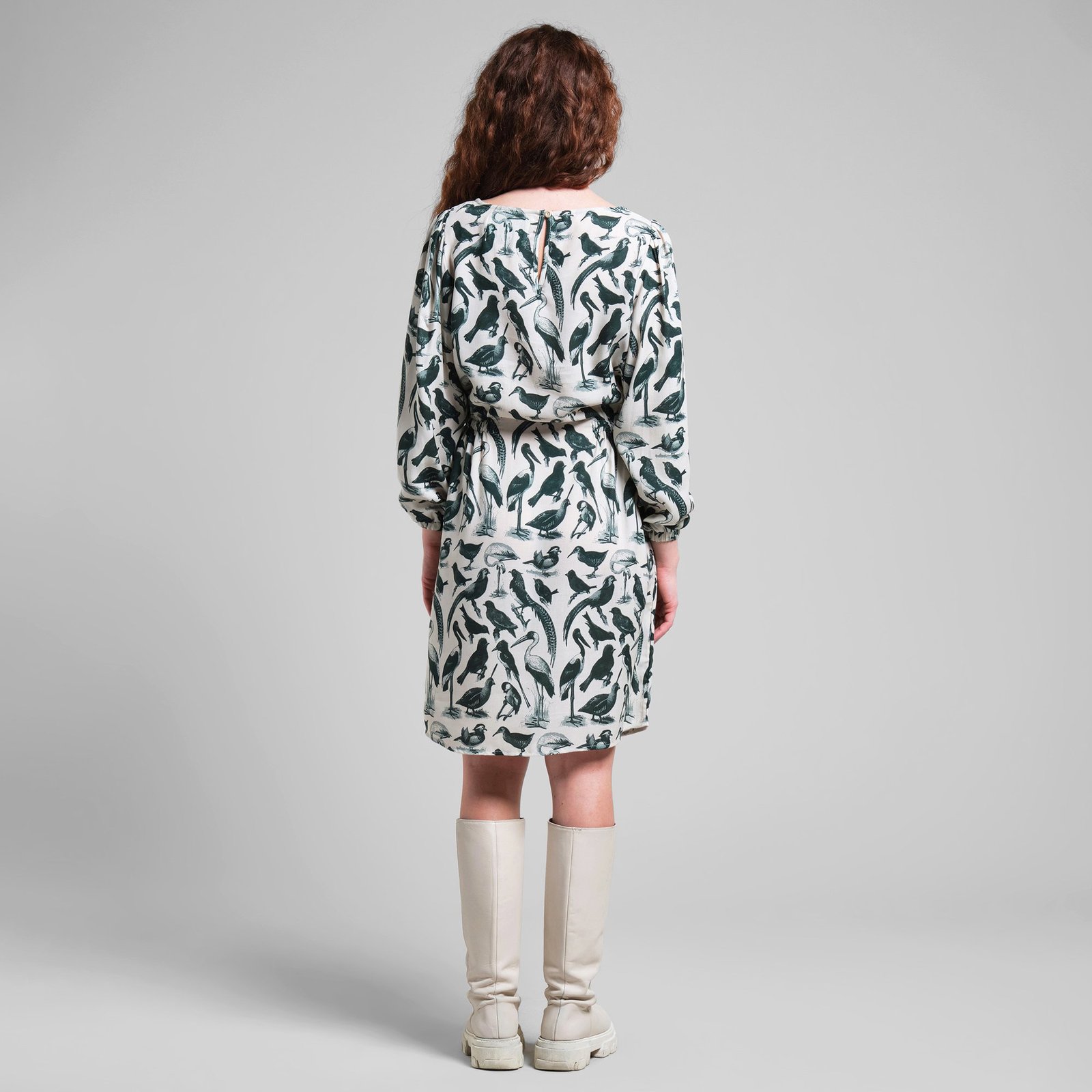 Dress Hjo Birds Green