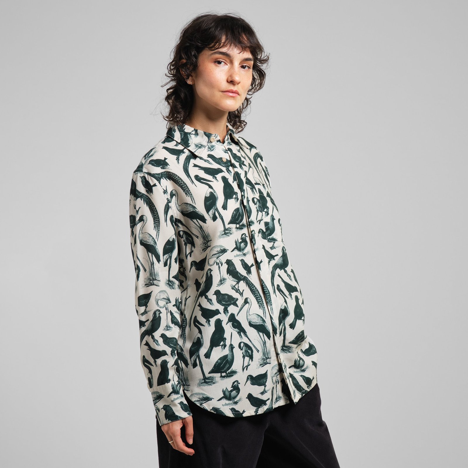 Shirt Kosta Birds Green