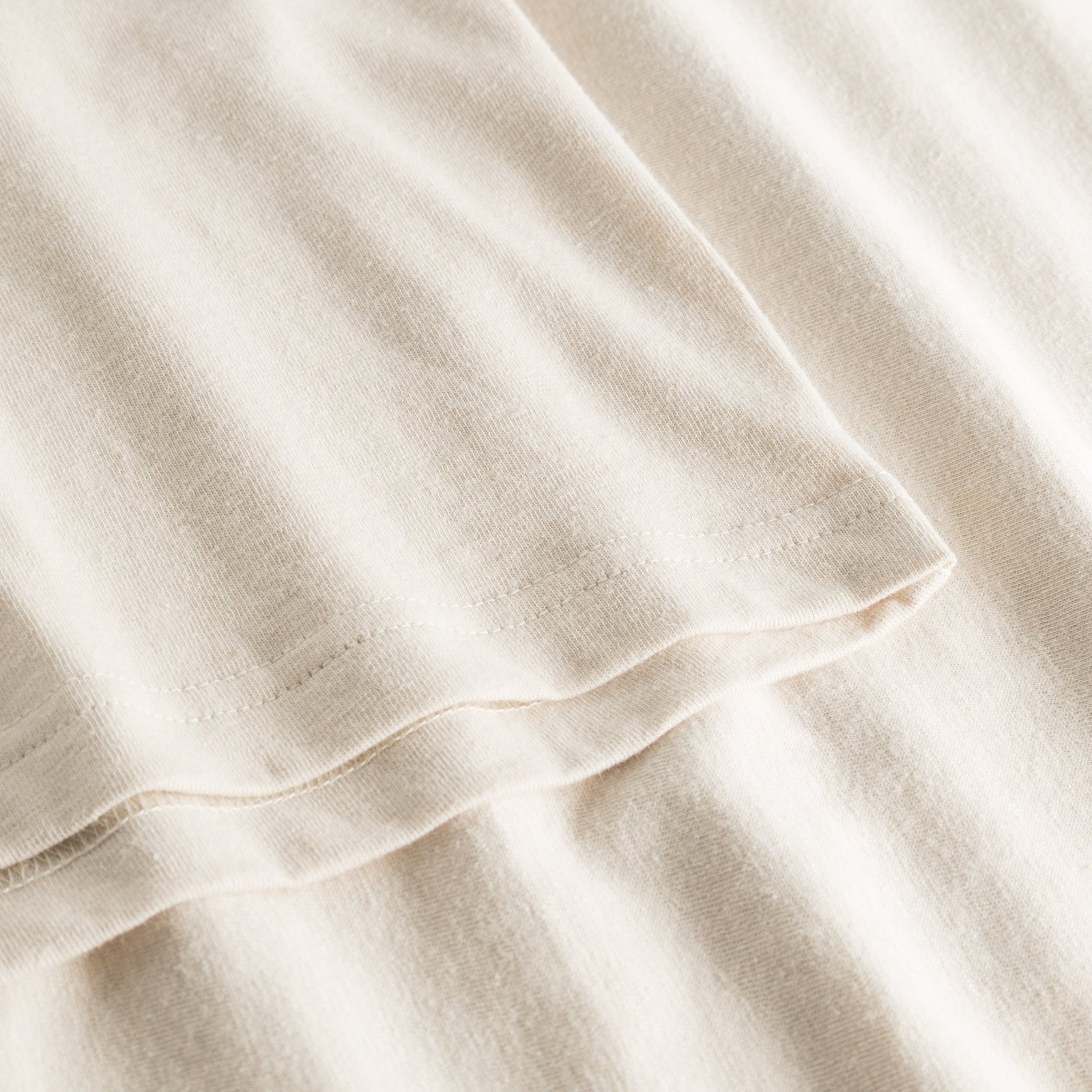 T-shirt Gustavsberg Hemp For the Ocean Vanilla White