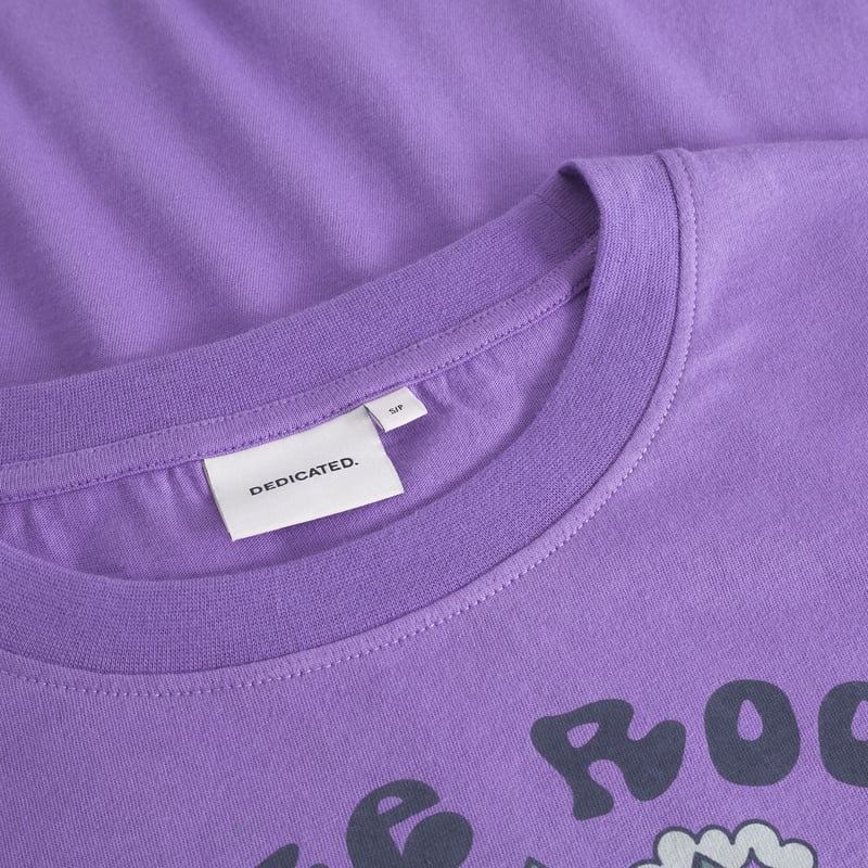 T-shirt Vadstena Make Room Paisley Purple
