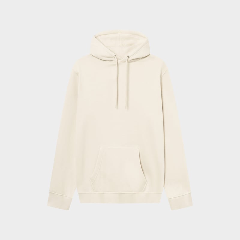 Hoodie Falun Base Oat White