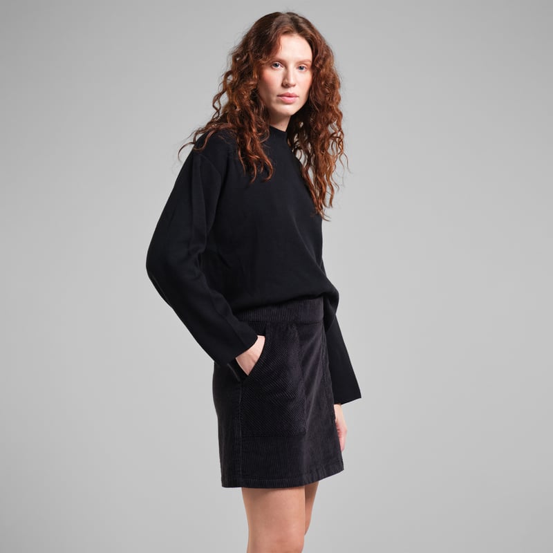 Skirt Majorna Corduroy Black