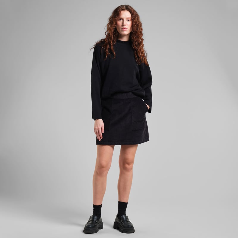 Skirt Majorna Corduroy Black