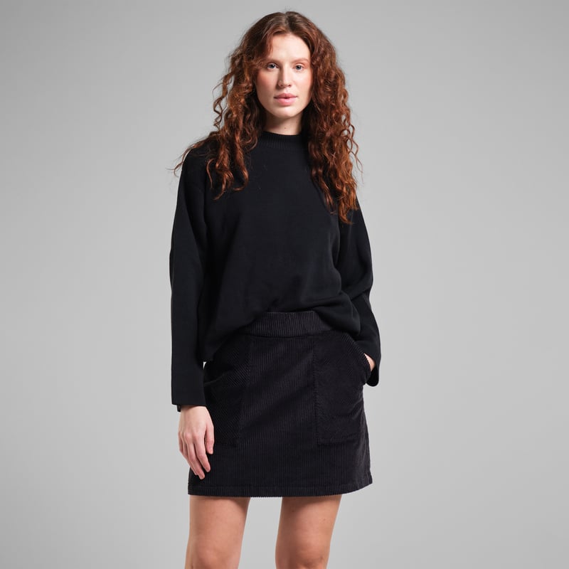 Skirt Majorna Corduroy Black