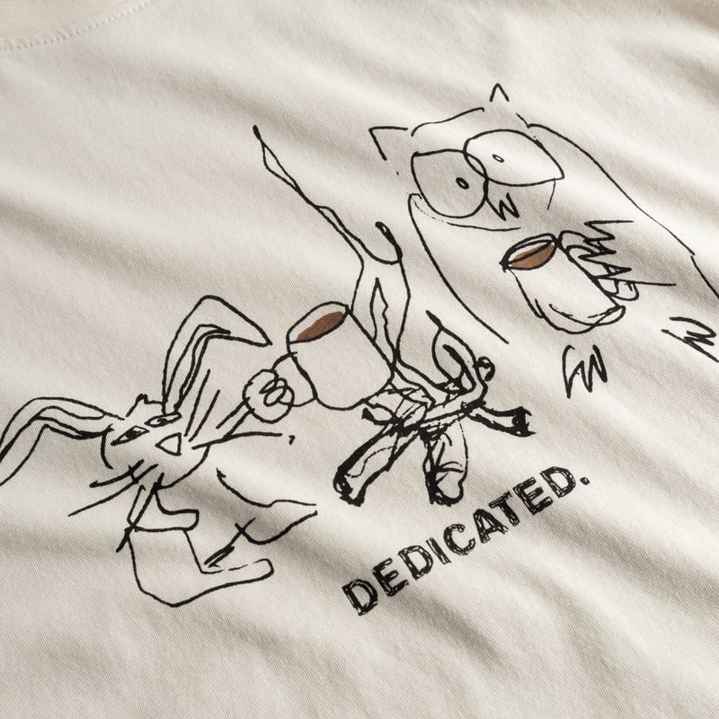 T-shirt Stockholm Coffee Friends Oat White