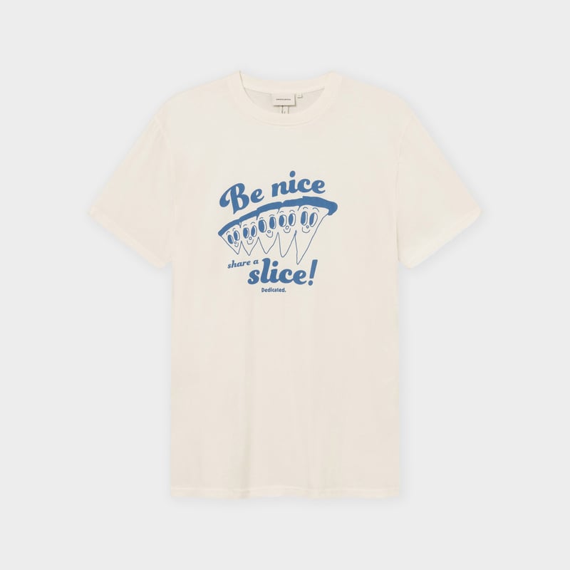 T-shirt Stockholm Share a Slice Off White