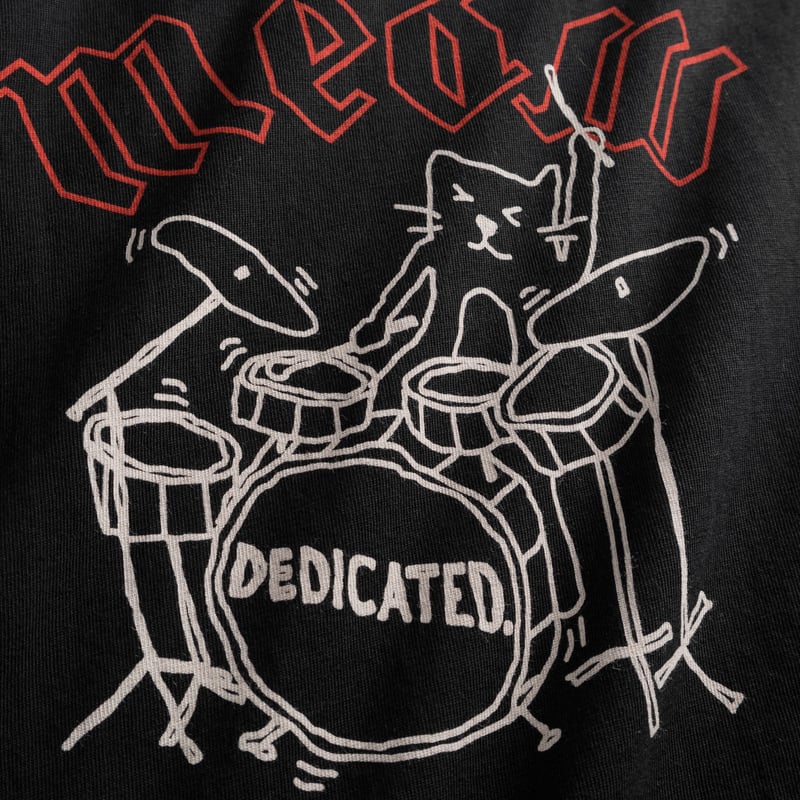 T-shirt Visby Meow Black