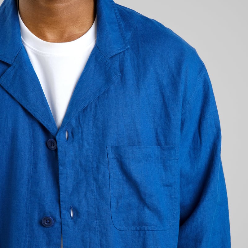 Blazer Hornstull Linen Limoges Blue