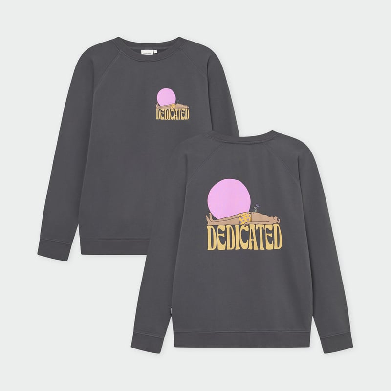 Sweatshirt Malmoe Vacay Logo Charcoal