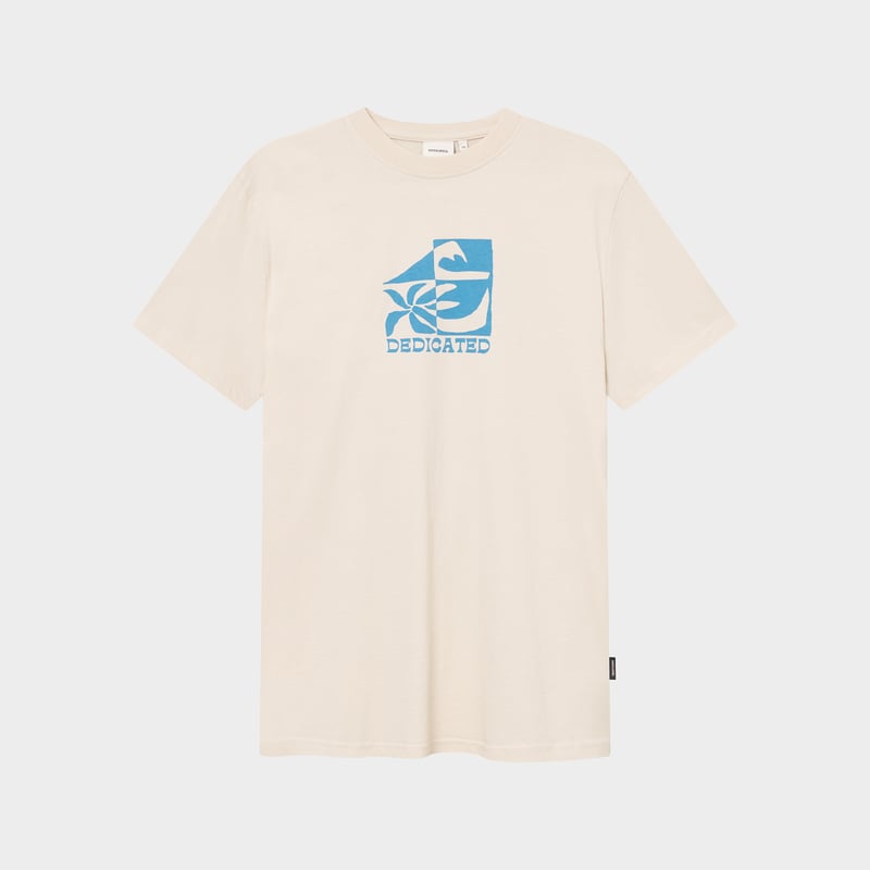 T-shirt Stockholm Beach Break Oat White