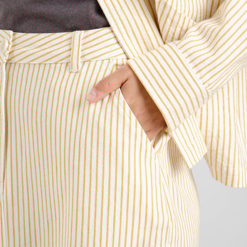 Skirt Finsta Work Stripe Yellow