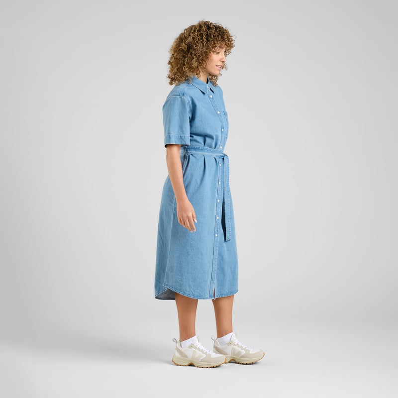 Shirt Dress Ripa Denim Light Blue