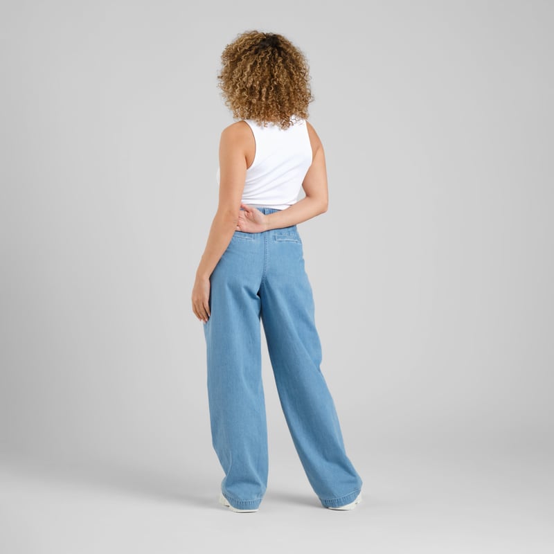 Pants Vickleby Denim Light Blue