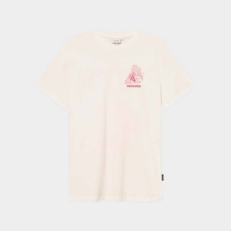 T-shirt Stockholm Eternal Pizza Off-White