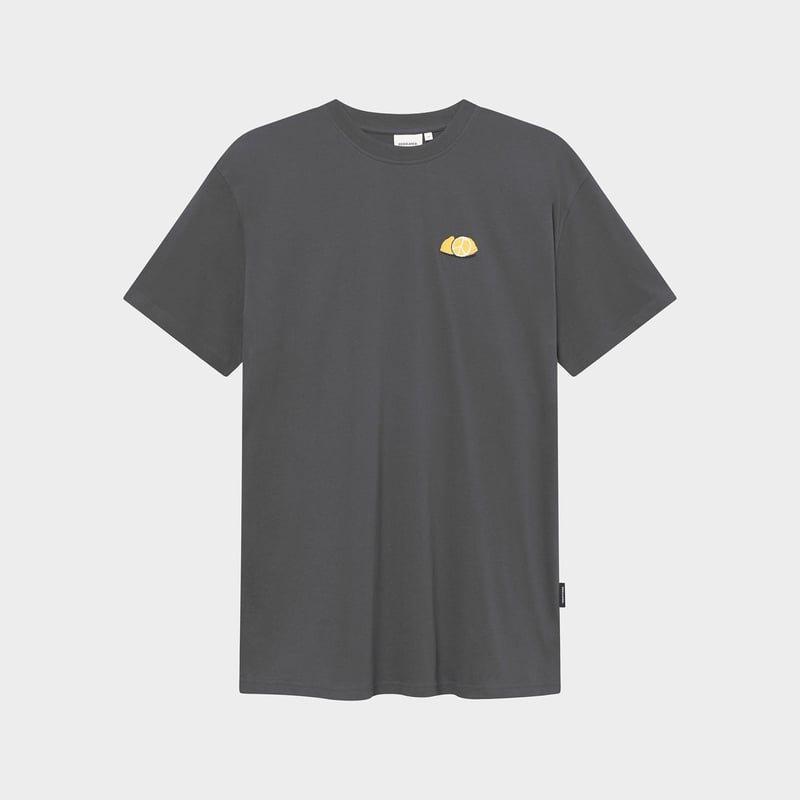 T-shirt Stockholm Lemon Peace Charcoal