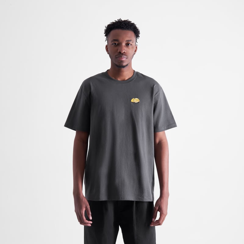 T-shirt Stockholm Lemon Peace Charcoal