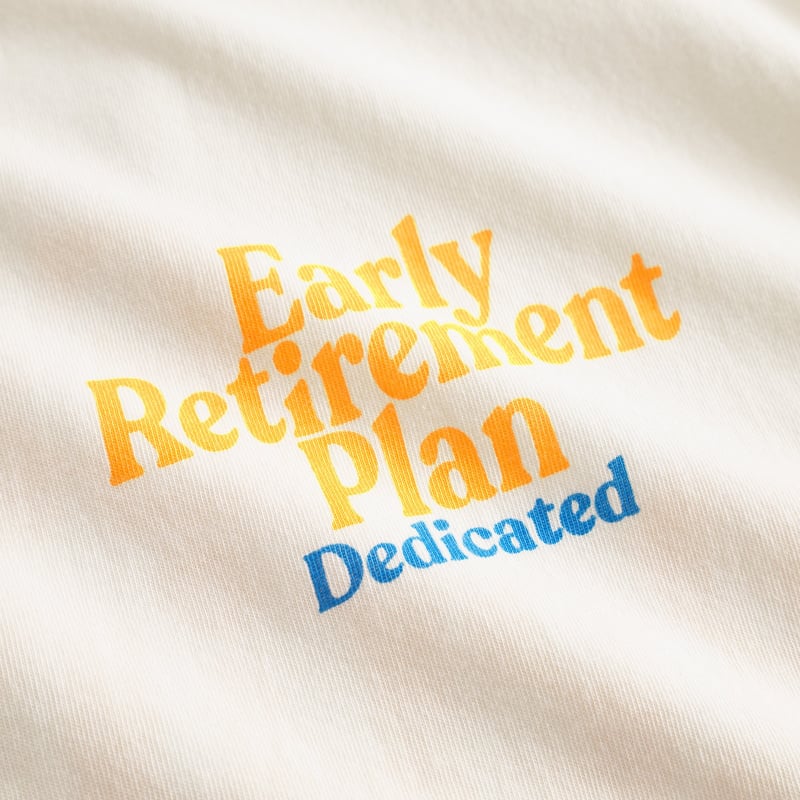 T-shirt Stockholm Retirement Plan Off-White