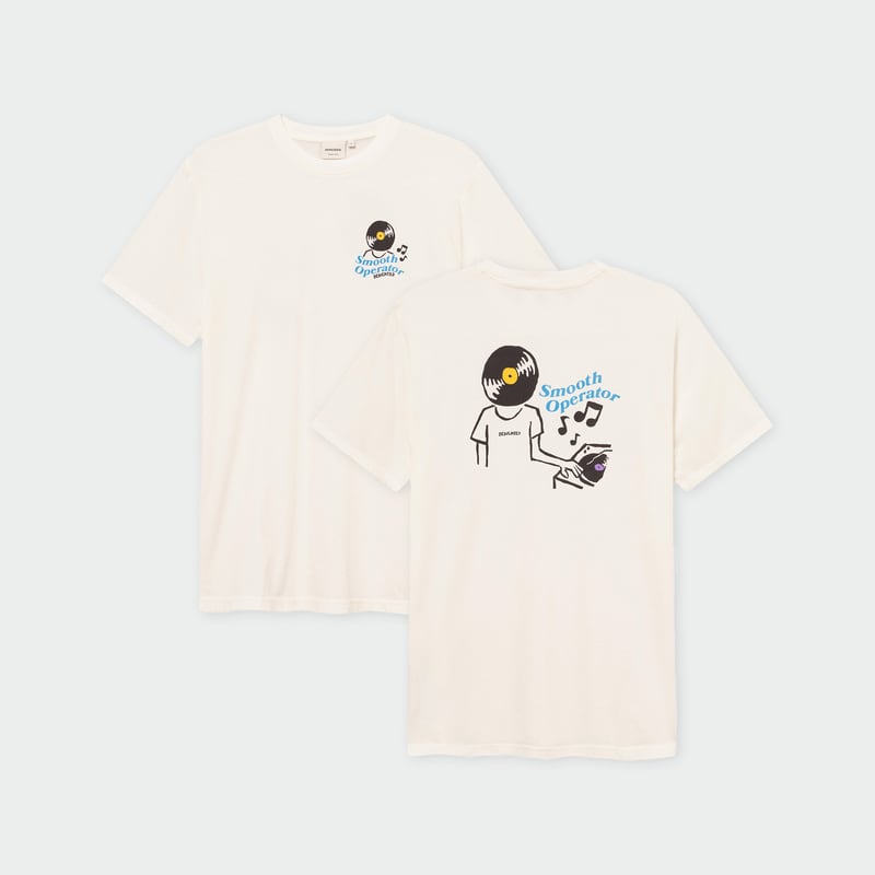 T-shirt Stockholm Smooth Operator Off-White