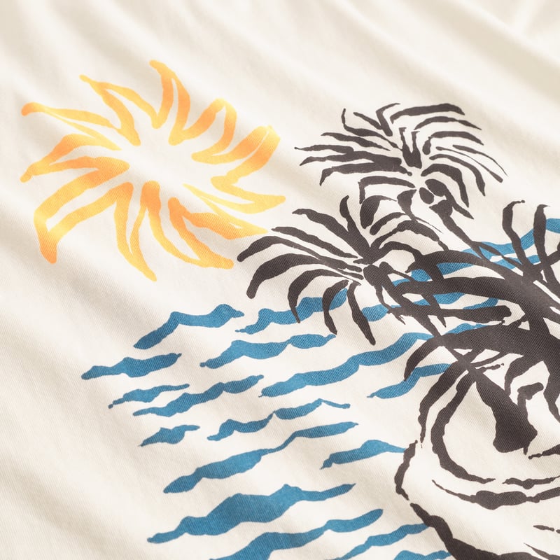 T-shirt Stockholm Sun And Sea Off-White