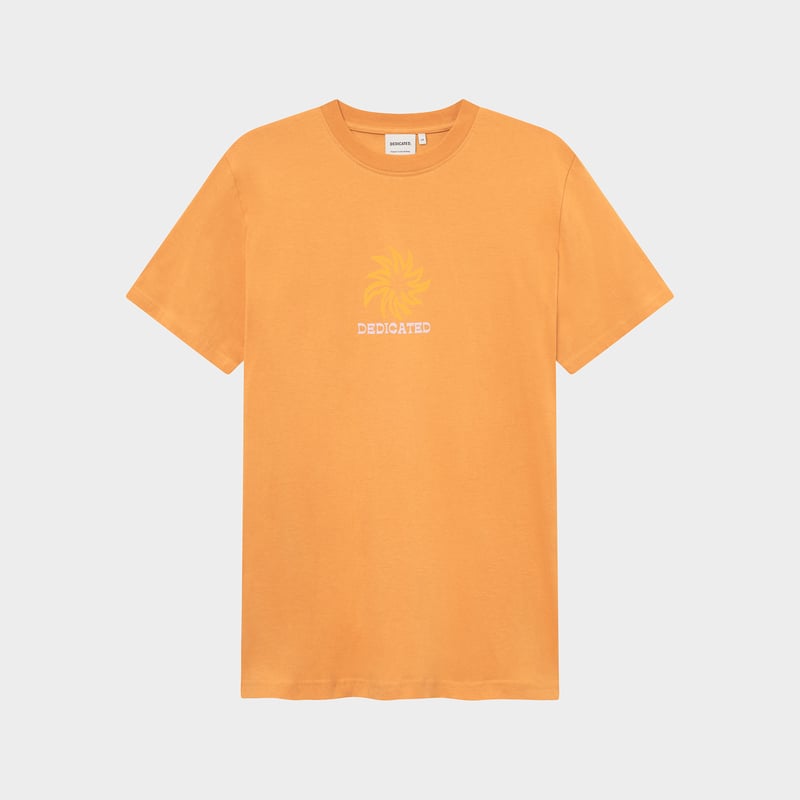 T-shirt Stockholm Sun Logo Amber Gold