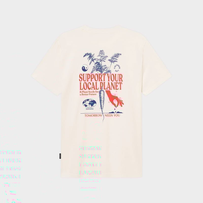 T-shirt Stockholm Support Seed Off-White