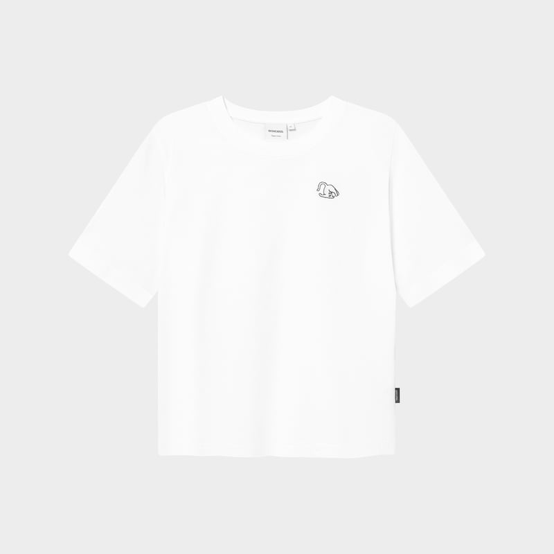 T-shirt Vadstena Cat Pose White