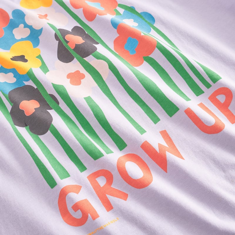 T-shirt Vadstena Grow Up Thistle Purple