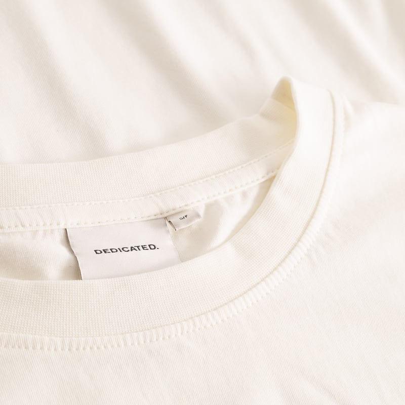 T-shirt Vadstena Les Fleurs Scripted Off-White