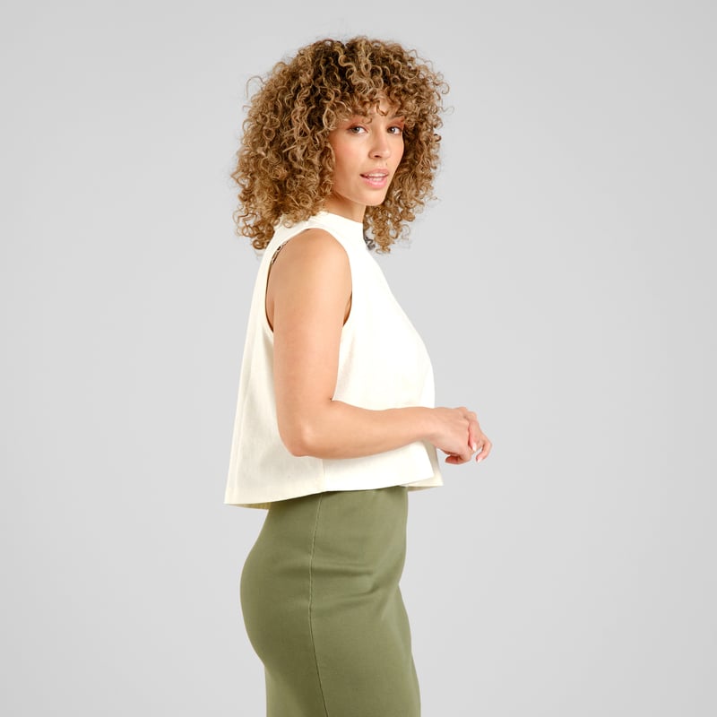Top Namsos Hemp Off-White
