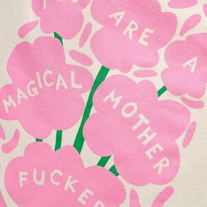 Tote Bag Torekov Magical Flowers Off-White