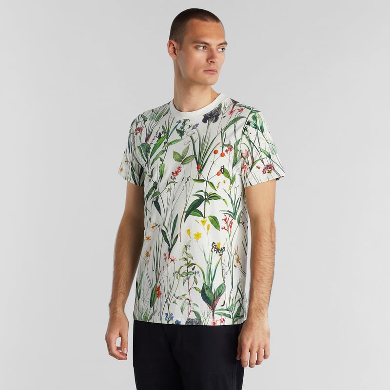 T-shirt Stockholm Flower Field Off-White