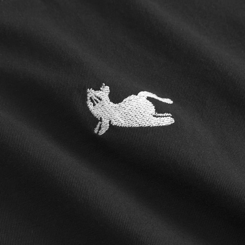 T-shirt Stockholm Cat Cobra Pose Black
