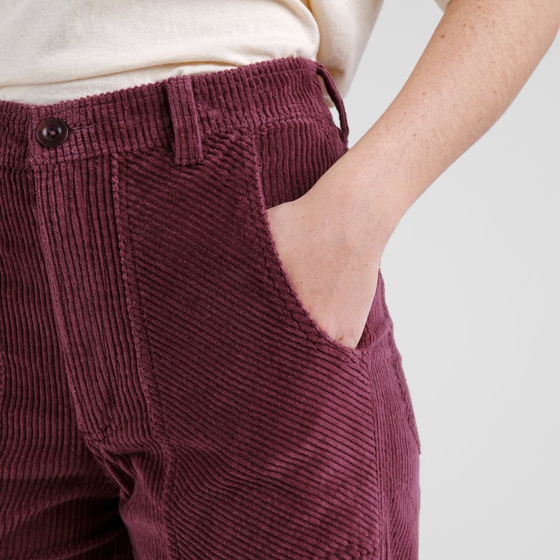 Workwear Pants Vara Corduroy Fig Red