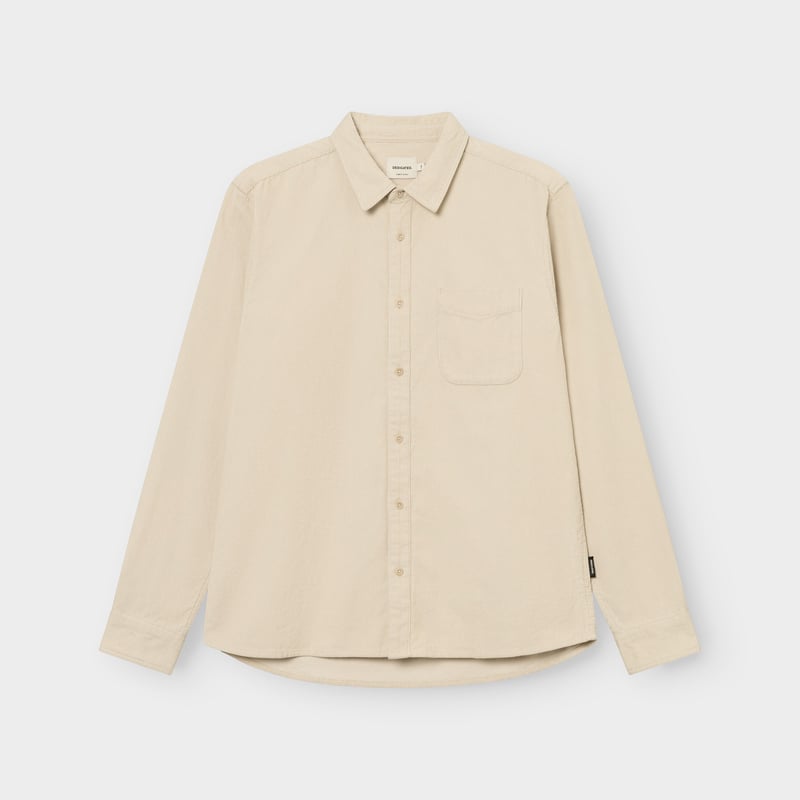 Shirt Varberg Corduroy Oat White