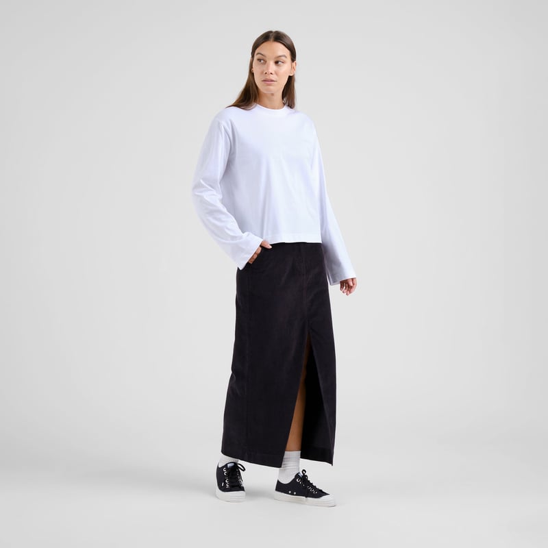 Skirt Finsta Corduroy Black