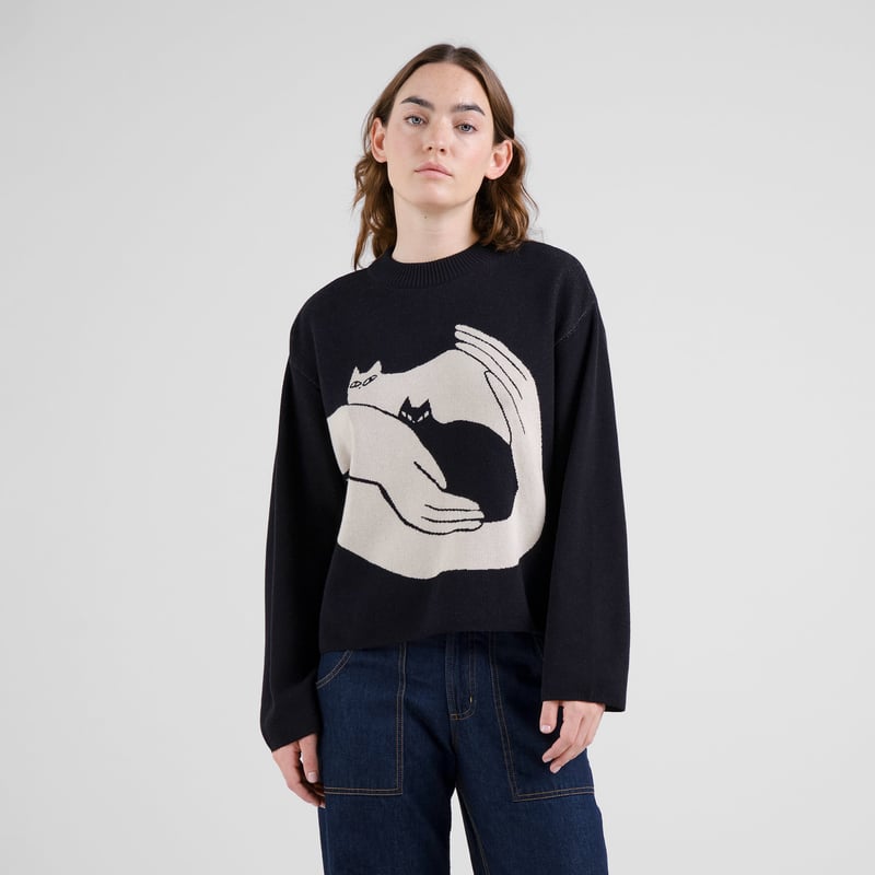 Sweater Limhamn Kittens Black