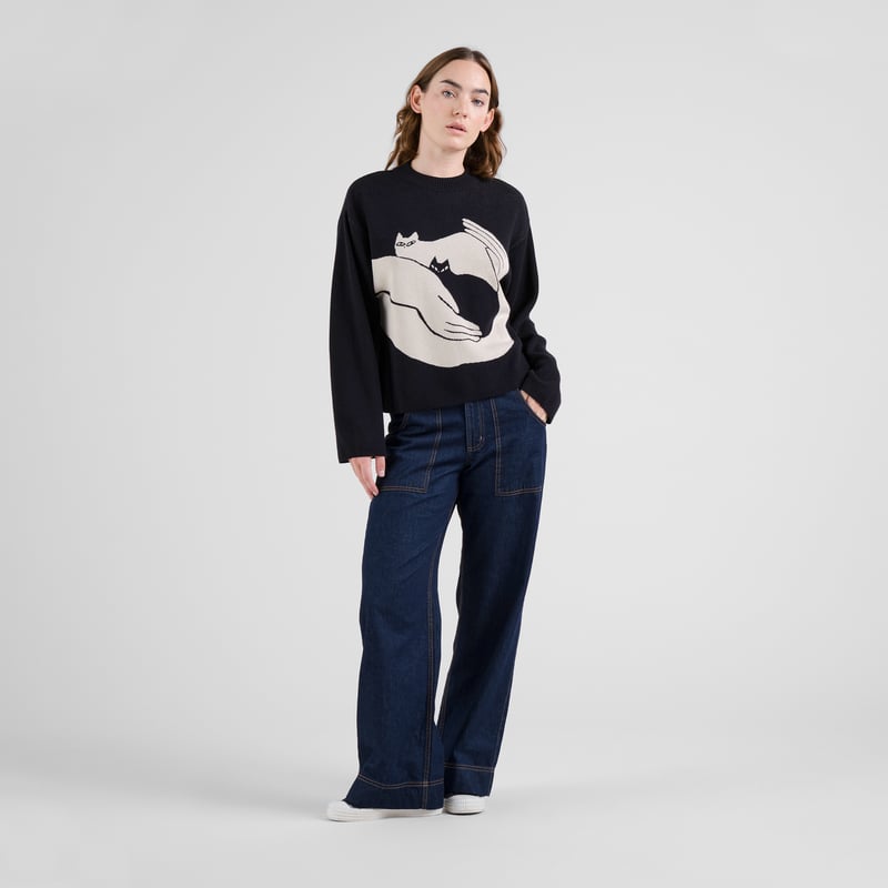 Sweater Limhamn Kittens Black