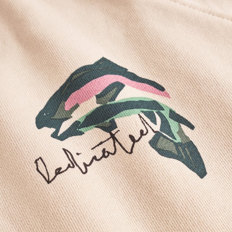 Sweatshirt Malmoe Cut Out Trout Oat White