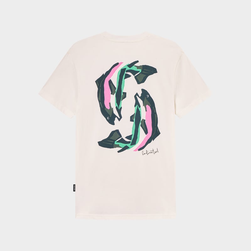 T-shirt Stockholm Cut Out Trout Off-White