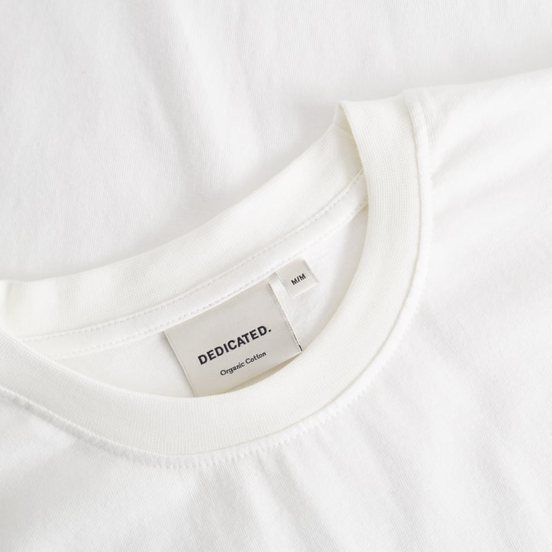 T-shirt Stockholm Red Strokes Bike White